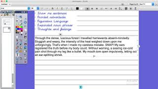 Year 5/6 Modelled write week 5 'The Catch' Story writing