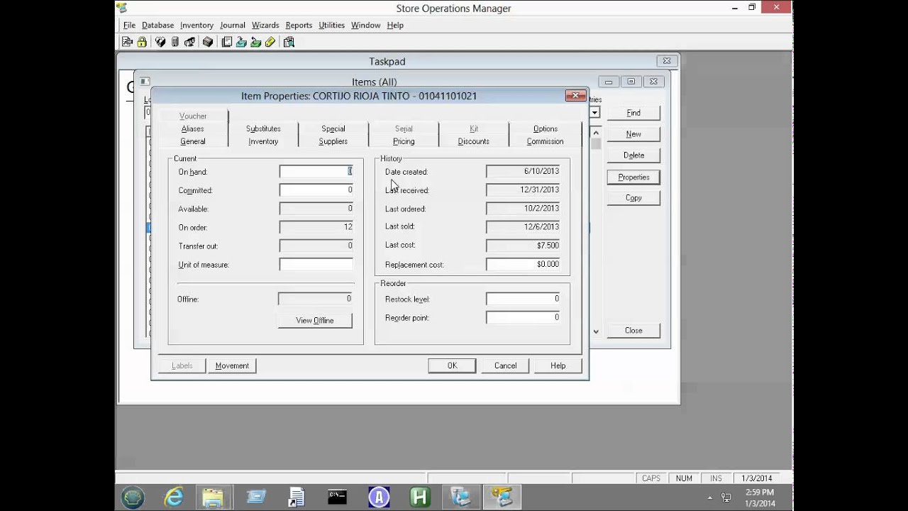 Making a Manual Inventory Adjustment - Microsoft RMS - YouTube