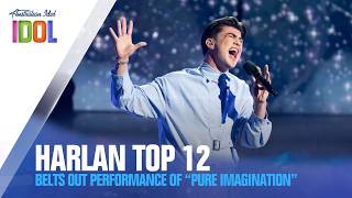 Harlan CAPTIVATES WITH “Pure Imagination” | Top 12 Movie Week | Australian Idol