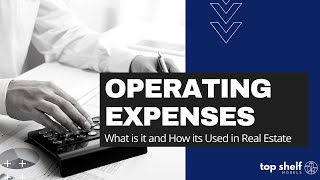 What are Operating Expenses?