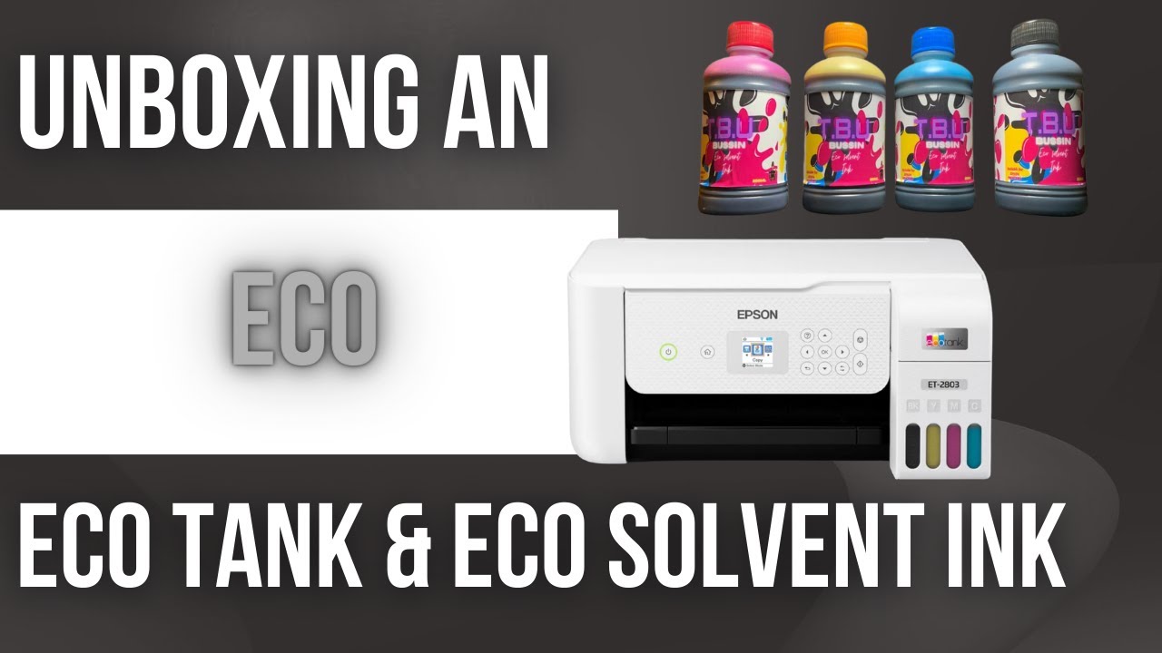 SoHollywood The Creator Unboxing An Epson ET2803 & Converting It To