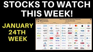 Stocks To Watch This Week Earnings Whispers | Big Tech Reports