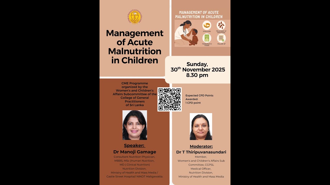 Management of Acute Malnutrition in Children | Sunday, 30th November 2025