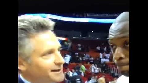 Chris Bosh Ring Night Video Bomb