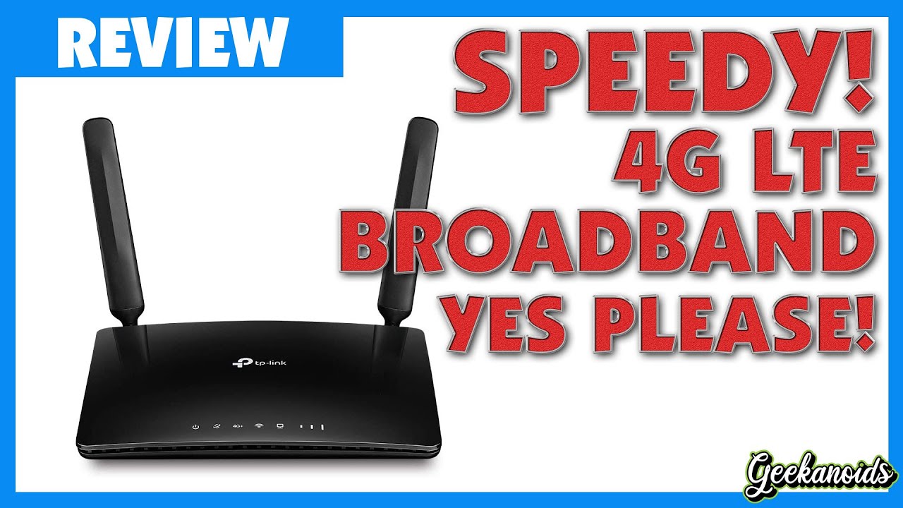 Absay Saga construction TP-Link Archer MR600 4G+ Router Review - YouTube