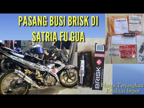 Pasang Busi Brisk Di Satria FU|motor Makin Bertenaga|. 