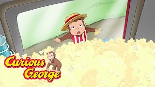 Popcorn Mess! 🐵 Curious George 🐵 Kids Cartoon 🐵 Kids Movies