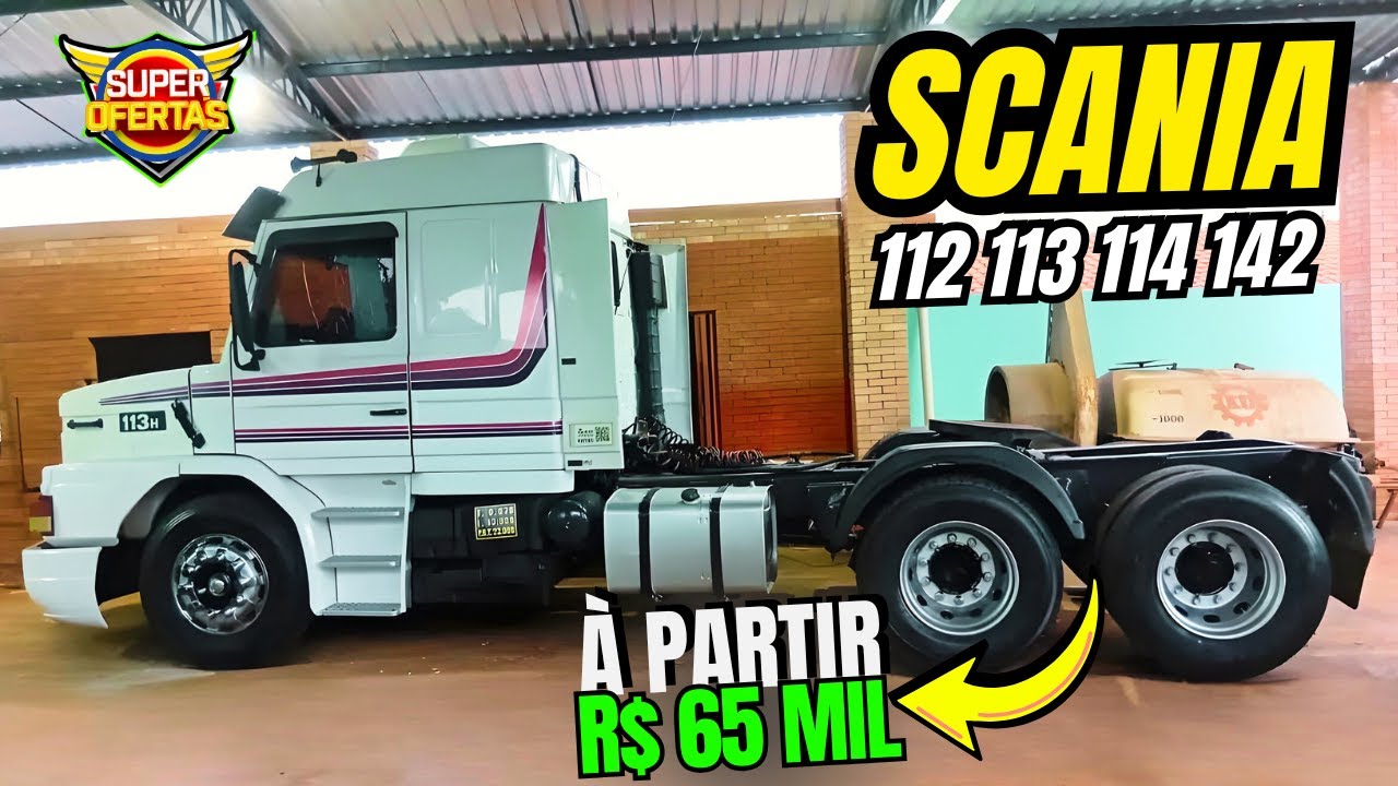 BORA DE SCANIA 112HW 113 e SCANIA 142 V8TÃO à PARTIR DE 65 MIL 