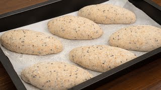 Whole wheat grain bread, delicious and healthy! 6minute bread recipe!
