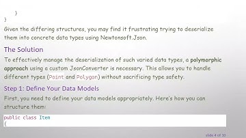 How to Deserialize JSON into Multiple Data Types in C#  for Geospatial Systems