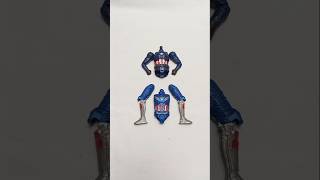 Assemble Toys Captain America and Captain America Brave