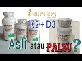 Beda Bronson Vitamin K2   D3 Asli dan Palsu