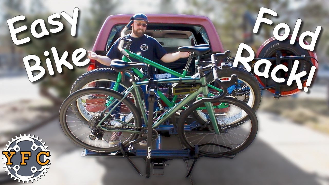 Easy Rider Bike Rack Easy Folding Bike Rack! - OUTFITR 2-Bike Hitch E-Bike Rack with Ramp ...