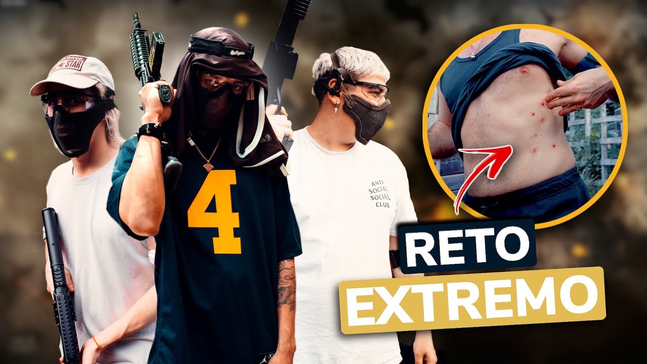 STREAMERS vs AIRSOFT EXTREMO | No sabíamos que este RETO DOLÍA TANTO!