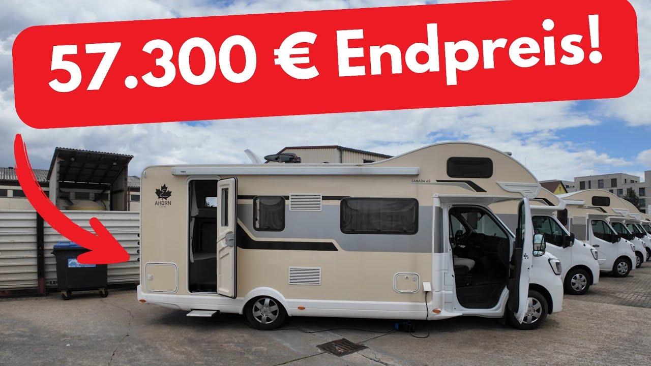 57.300 € ENDPREIS 3,5t XXL VOLKS-WOHNMOBIL ältere ALLEINREISENDE Paare ✖️ Ahorn Camp Canada AS
