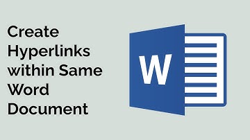 Create Hyperlinks within Same Word Document | Word Quick Tips