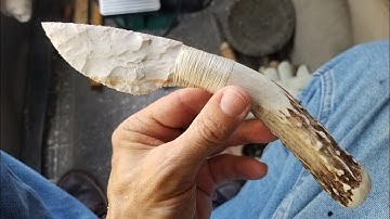 1259 - Part 3/3 - Flintknapping Attempt Continued - Keokuk Knife Finish Out