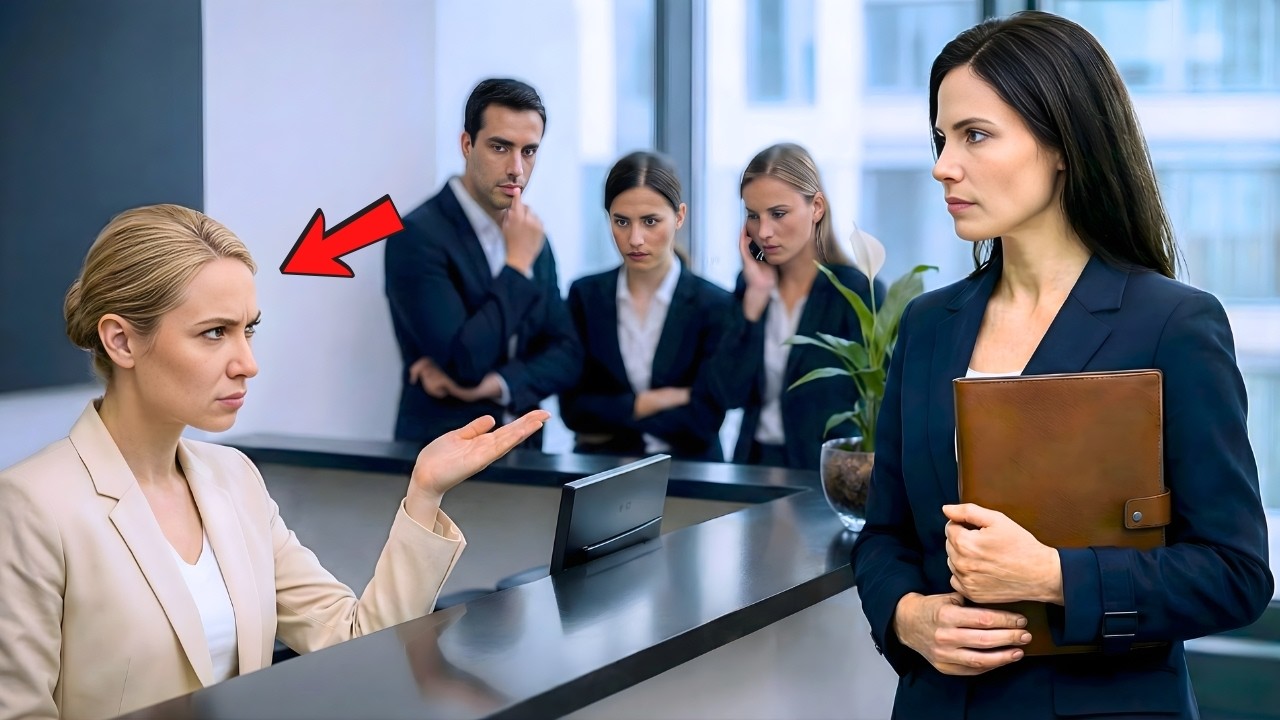 LA HICIERON ESPERAR EN LA RECEPCIÓN… PERO NADIE IMAGINABA QUIÉN ERA ESA MUJER