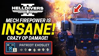 Helldivers 2 Mechs ARE AWESOME! HUGE DAMAGE!!!