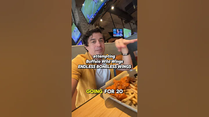 Attempting Endless Buffalo Wings at Buffalo Wild Wings #food #hotwings