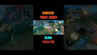 ZILONG EXP LANING - How to Focus Fire GUINEVERE #shorts #shortsfeed #mobilelegends #mlbb #montage