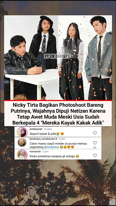 Dikira Kakak Beradik Ternyata... Potret Gemes Nicky Tirta Bareng Putrinya