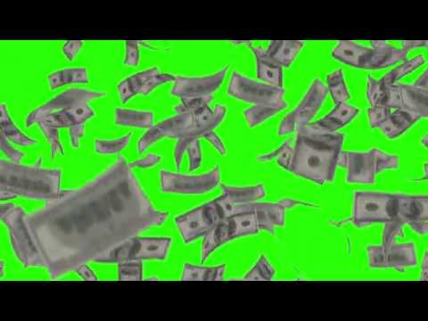 Money Falling Green Screen Effect - YouTube