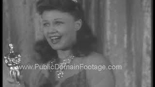 1941 Academy Awards  - Oscar Awards with Jimmy Stewart and Ginger Rogers