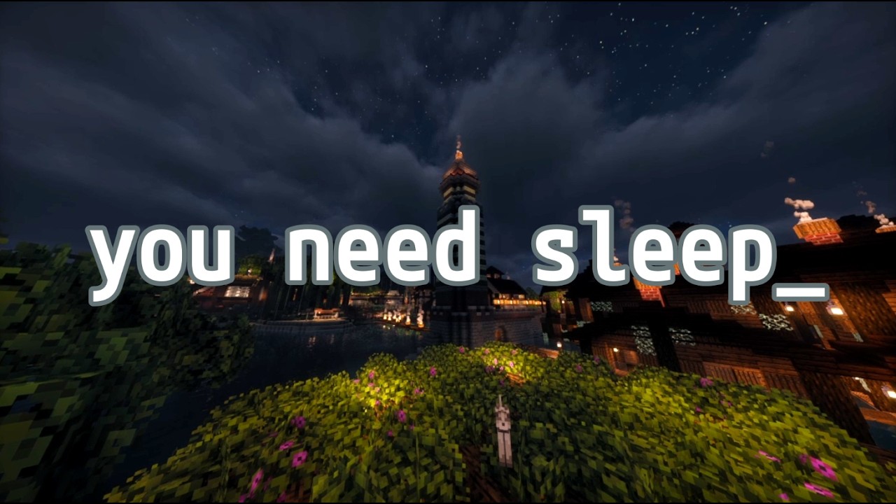 close your eyes… 🌧️ (minecraft music & night)