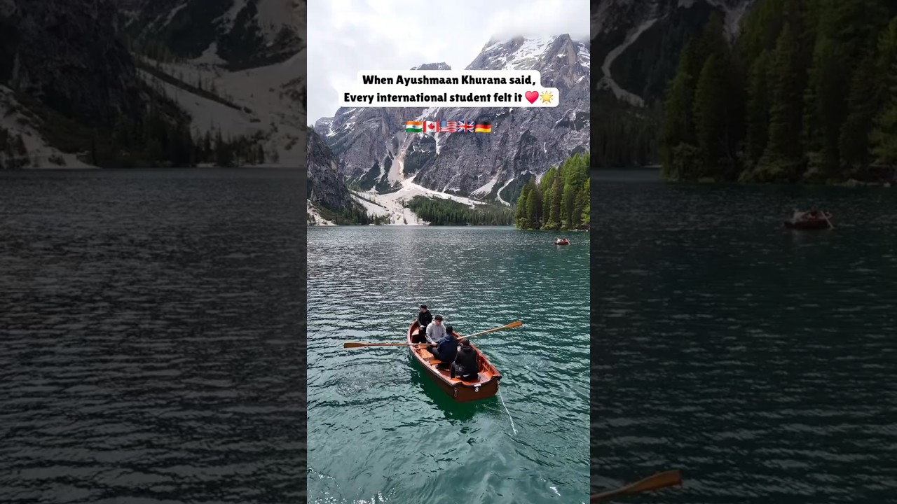 When Ayushmann Khurrana Said This… Every International Student Felt It 🌍❤️ 