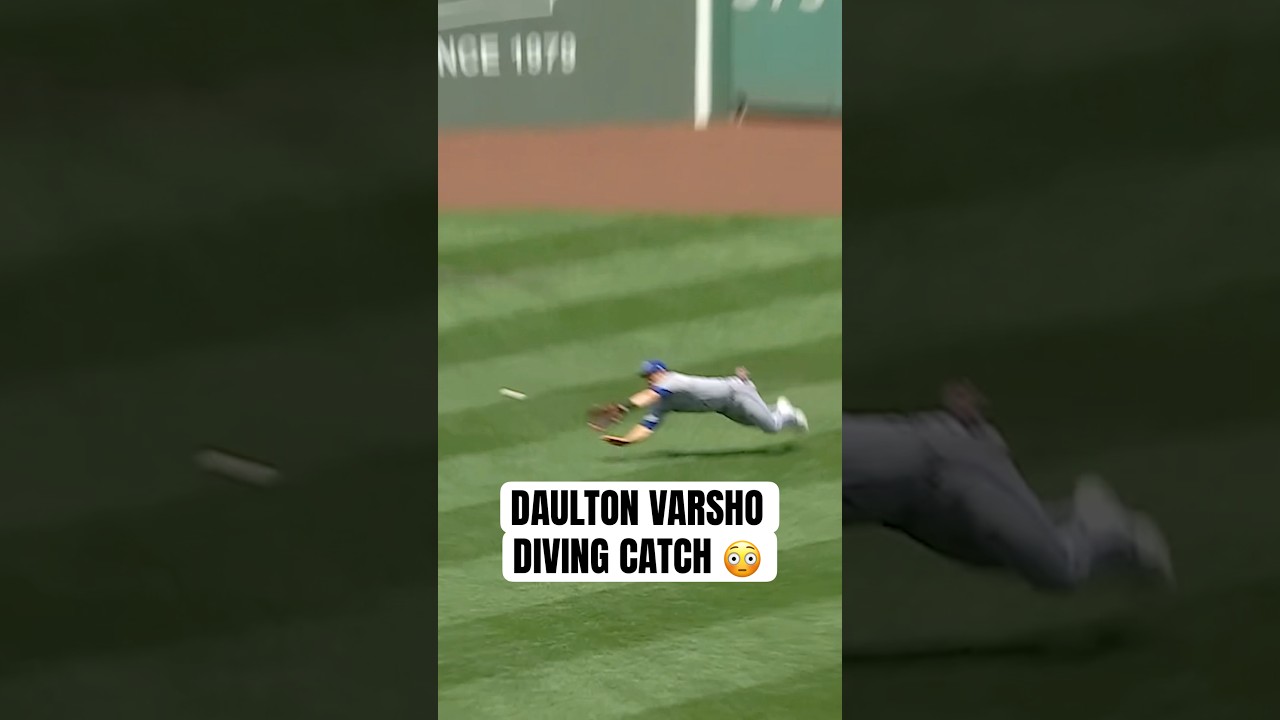Daulton Varsho makes an incredible diving grab to start the game 😤 #MLB #Toronto #BlueJays