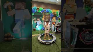Jacob turns 7! Minecraft party at Shakey’s Aseana—blocks, bubbles &amp; fun! 🟩🎉🫧🎂 Great day for everyone