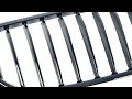 Central Kidney Grilles suitable for BMW 5 Series G30 G31 Sedan Touring (2017-2019) Piano Black