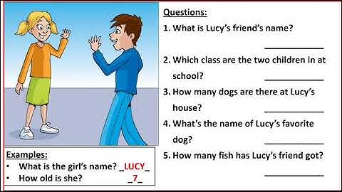 STARTERS SAMPLE TEST 2 PART 2