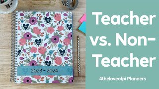 4theloveofpi Planners- Teacher vs. Non-Teacher planner 2023-2024
