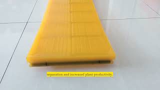 Custom Polyurethane Screening Panels for Aggregate Plants & Mineral Processing