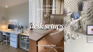💻 aesthetic desk setups | tiktok compilation | #desksetup #aesthetic #asmr