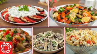 Невероятно вкусные САЛАТЫ с баклажанами! 5 рецептов