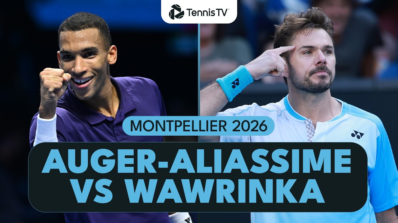 Felix Auger-Aliassime & Stan Wawrinka Face Off For The First Time! ⚔️ | Montpellier 2026 Highlights