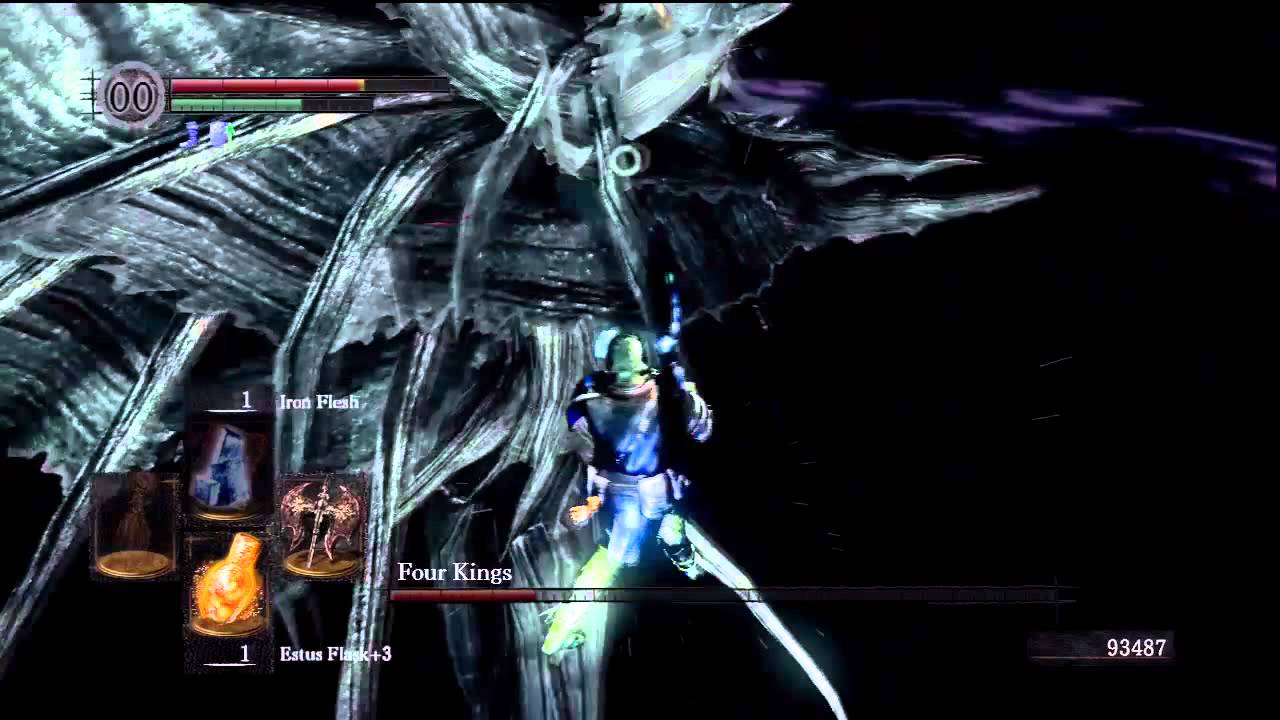 Dark Souls Four Kings Boss & Darkwraith Trophy - YouTube
