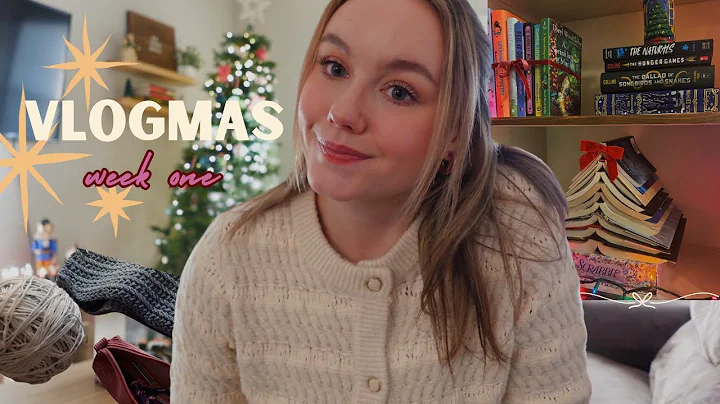 VLOGMAS WEEK 1 🌟 christmas decor tour, trader joe's, crochet
