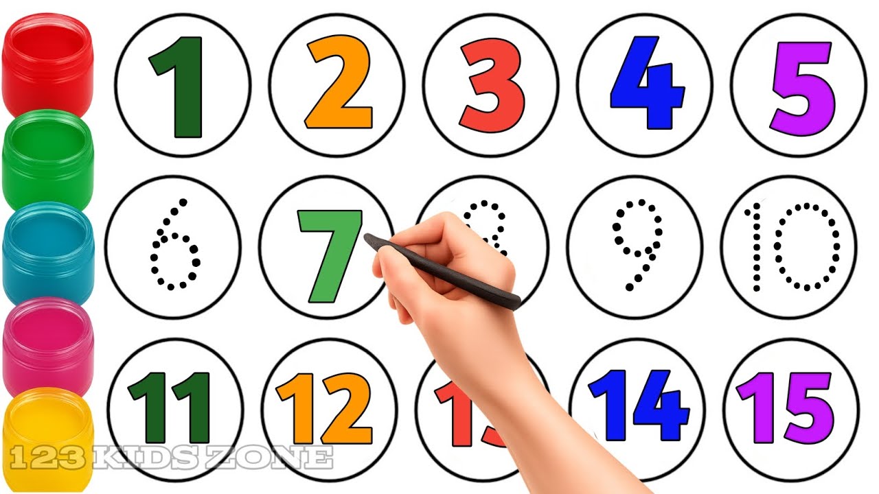 Learn Numbers 1 to 10 for Kids | one two three | 123 Number | 1 to 100 Counting | 123 Counting 