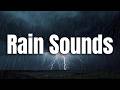 Black screen🔹Rain sounds