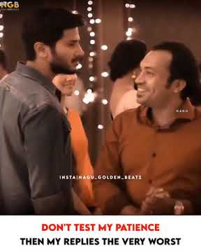 Dulquer salman angry whatsapp status