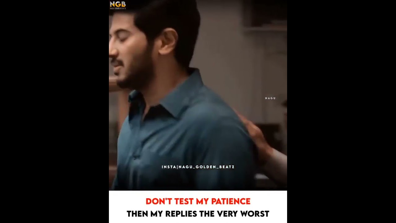 Dulquer salman angry whatsapp status