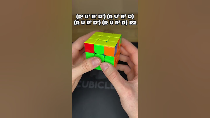 Solve The Last 4 Corners (in 1 SECOND)
