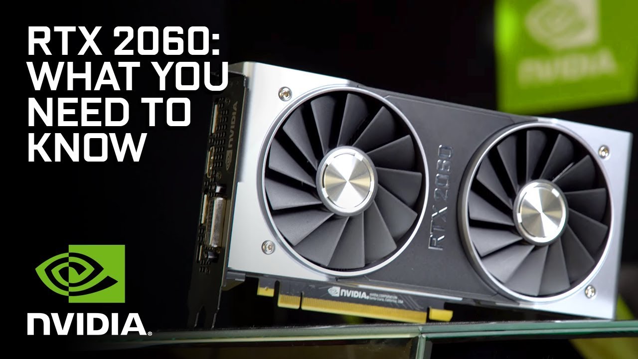 You Need to Know the RTX 2060 - YouTube