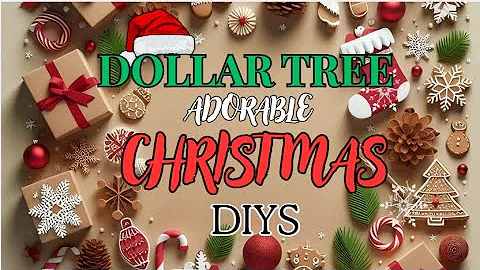 Adorable Dollar Tree Christmas Craft Ideas ⛄🌲 Simple and Fun!
