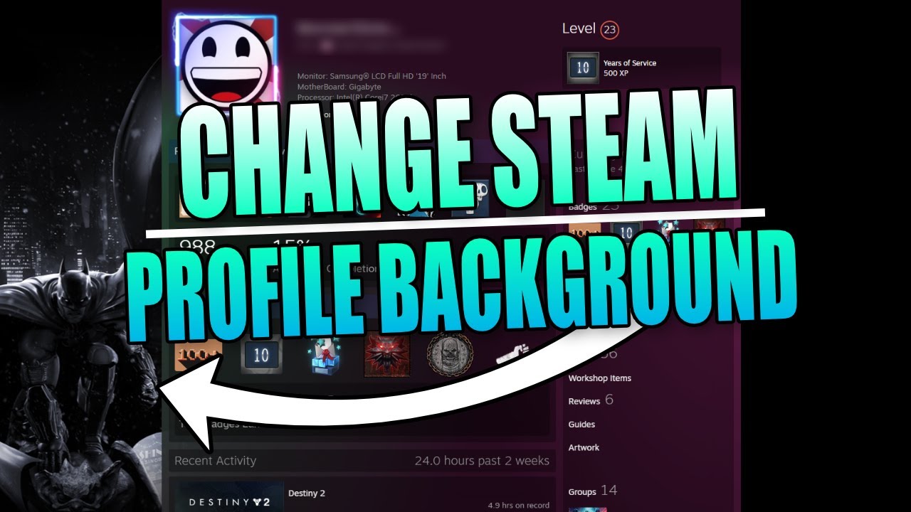 How to Change Your Profile Background on Steam