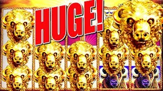 ★ HUGE MAX BET BUFFALO GOLD WIN ★ Count Those Buffalo Gold Heads! | Slot Traveler